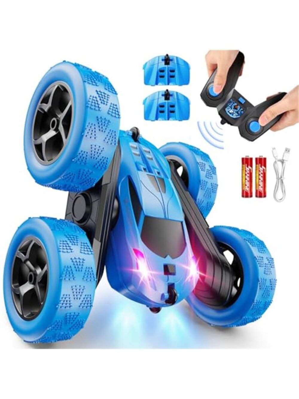 New Remote Control Car, RC Cars Toys for Kids Ages 6-12, 4WD Stunt Car